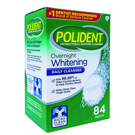 Picture of Polident overnight tablets 84 ct.