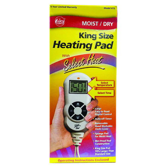 Picture of Select heat heating pad king size  12 in. x 24 in.