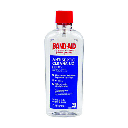 Picture of Band-Aid hurt free antiseptic wash 6 oz.