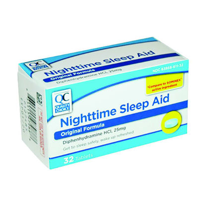 Picture of Sleep aid tablets -generic sominex-  32 ct.