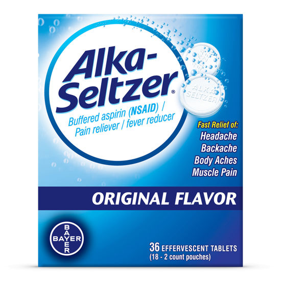 Picture of Alka-seltzer original foil tablets 36 ct.