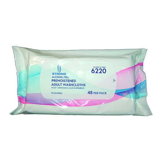 Picture of Flushable adult wipes 48 ct.